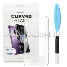 گلس S7 EDGE / فول / نانو / CURVED GLASS / به همراه ملزومات / کیفیت عالی